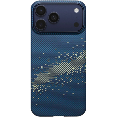 Чехол для  iPhone 17 Pro Max Pitaka Starpeak Ultra-Slim Case (Milky way galaxy) (KI1701MPM) Cиний
