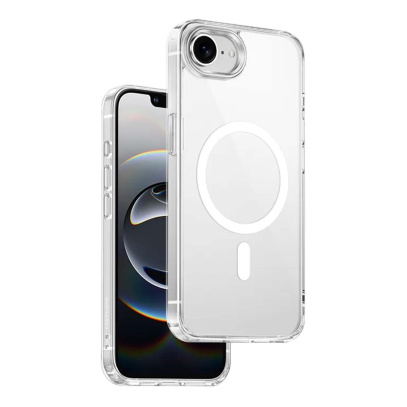 Чехол с MagSafe для iPhone 16E Clear Case, Прозрачный