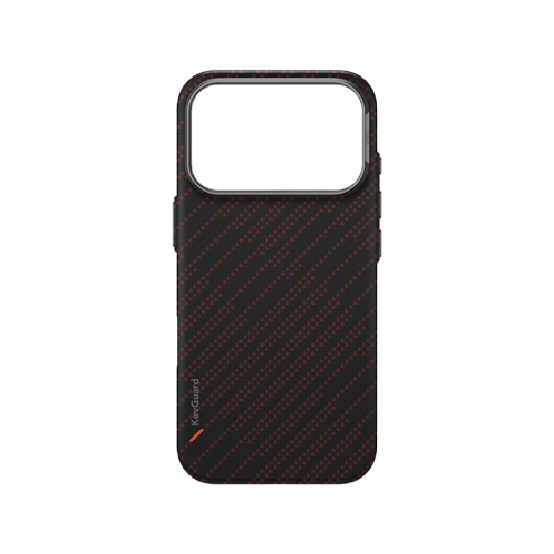 Чехол для iPhone 17 Pro Max с MagSafe UNIQ KEVA EDGE Full Kevlar (IP6.9P(2025)-KEVAEDMRORG) Rust Orange, оранжевый