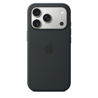 Чехол для Apple iPhone 17 Pro Max Silicone Case Black, чёрный
