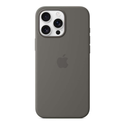 Чехол Silicone Case для Apple iPhone 16 Pro Max с MagSafe Серый