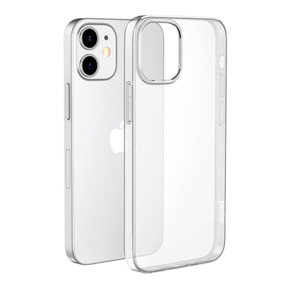 Чехол hoco. Силиконовый ультратонкий для Apple iPhone 12 mini White, белый