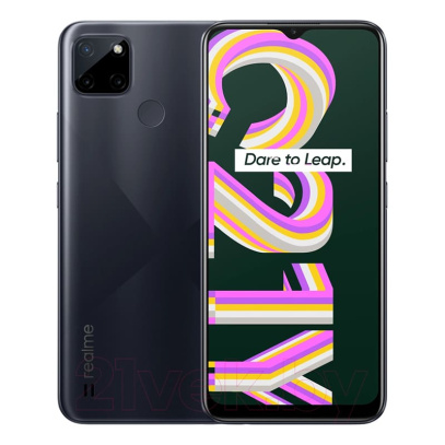 Realme C21Y 3/32Gb Cross Black, черный