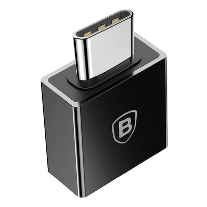 Переходник/адаптер Baseus USB – USB Type-C (CATJQ-B01) Черный