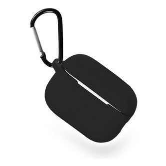 Чехол для AirPods Pro 3 Gurdini Soft Touch c карабином Чёрный