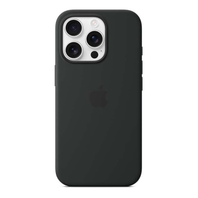 Чехол Silicone Case для Apple iPhone 16 Pro Black, черный