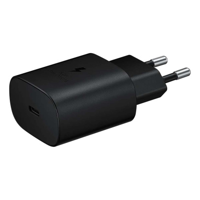 Сетевое зарядное устройство Samsung Travel Adapter Chargeur Secteur Type-C 25 Вт (EP-TA800) Black, черный