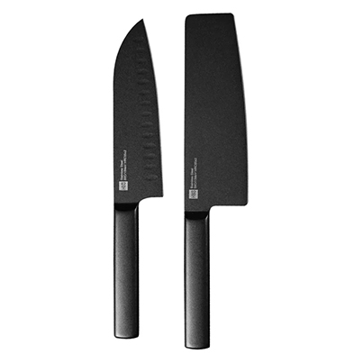 Набор кухонных ножей Xiaomi Huo Hou Heat Knife Set Черный