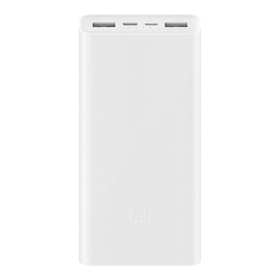 Портативный аккумулятор Xiaomi Mi Power Bank 3 20000mAh 18W (PLM18ZM) Белый