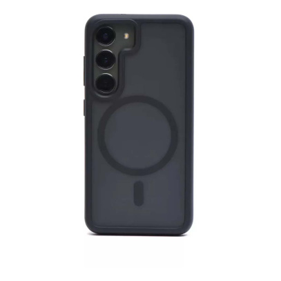 Чехол для Samsung S24 Silicone Case c MagSafe Black, черный