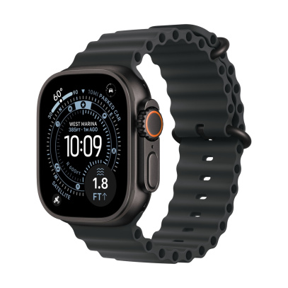 Apple Watch Ultra 3 (2025), 49 мм корпус из титана цвета «Black», ремешок Alpine Loop размера M цвета «Black»