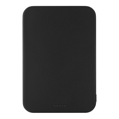 Внешний аккумулятор uBear 5000mAh PD20W Qi2 Slide Power bank Чёрный