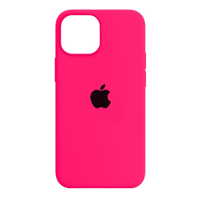 Чехол Silicone Case для Apple iPhone 13 mini Ярко-розовый