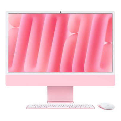 Apple iMac 24" (M4 8C CPU, 8C GPU, 2024) Retina 4,5K, 16Gb, 256Gb SSD (MWUG3) Pink, розовый