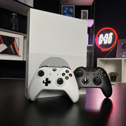 Trade in Microsoft Xbox One S White IMEI: 2716