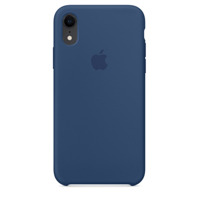 Чехол Silicone Case для Apple iPhone XR Blue Cobalt, синий
