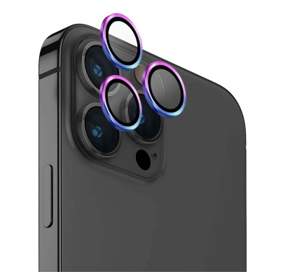 Стекло для камеры iPhone 14 Pro/14 Pro Max UNIQ OPTIX Camera Lens protector Aluminium (IP6.1P-6.7PM-LENSIRD) Прозрачное