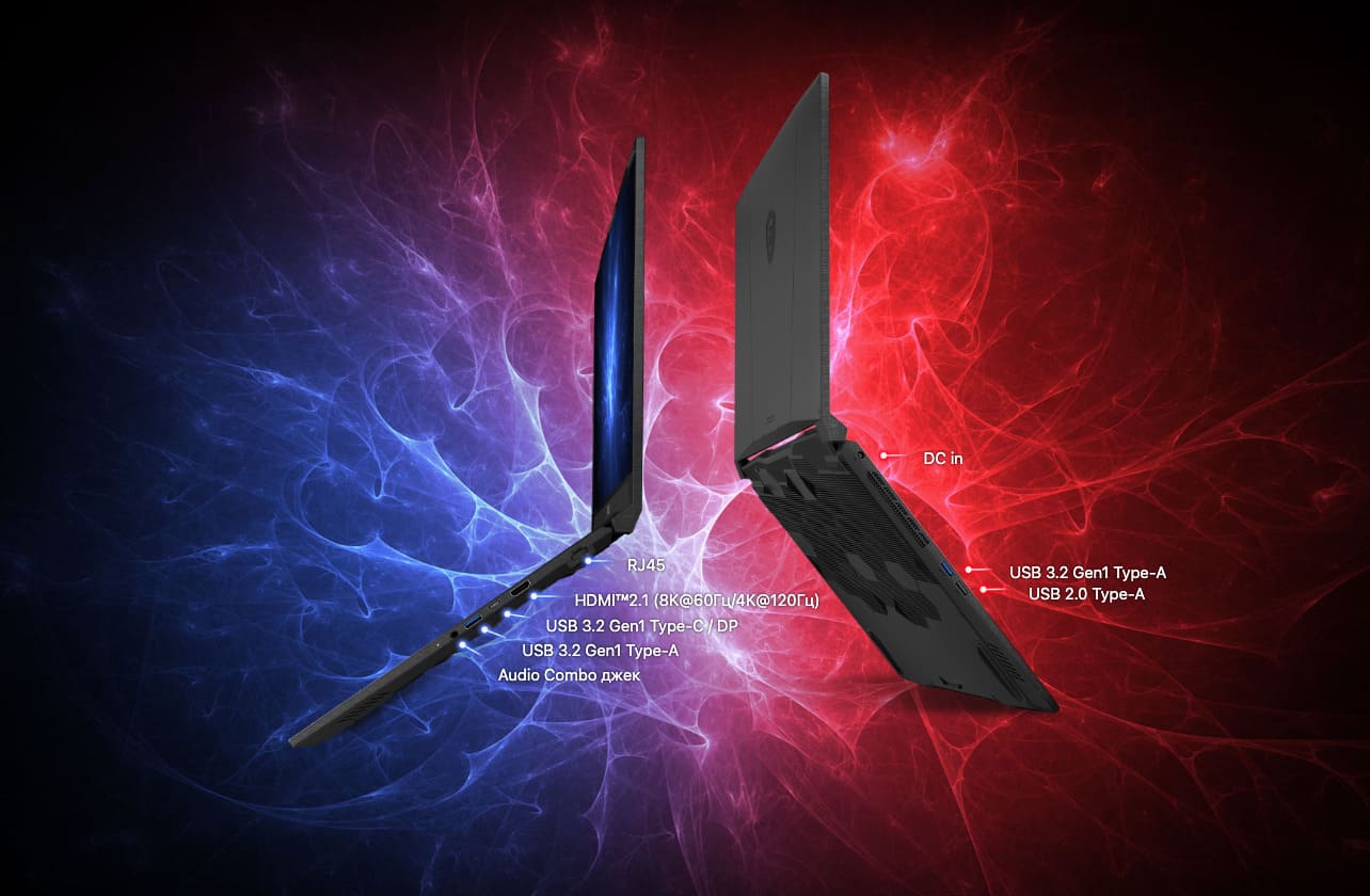 Ноутбук MSI Katana 17 (B13UCX-1428XRU) Core i5 13420H/16Gb/512Gb SSD/NV RTX2050 4Gb/17.3