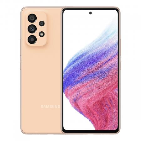 Samsung Galaxy A53 (2022) 5G 8/256Gb Awesome Peach, оранжевый