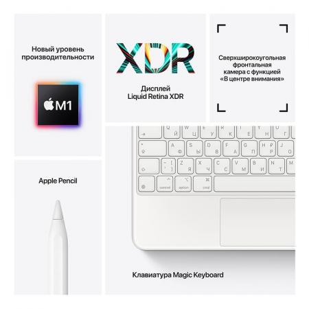 Apple iPad Pro 12,9" (M1, 2021, 5 gen) Wi-Fi 512Gb Space Gray, «серый космос»