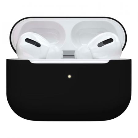 Чехол Silicone Case для Apple AirPods Pro Black, черный Чехол Silicone Case для Apple AirPods Pro Black, черный