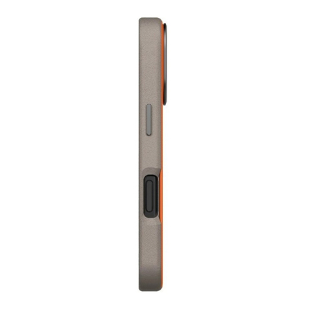 Чехол для iPhone 17 Pro с MagSafe UNIQ DS LYDEN (IP6.3P(2025)-LDSFORGFGRY) Оранжево-серый