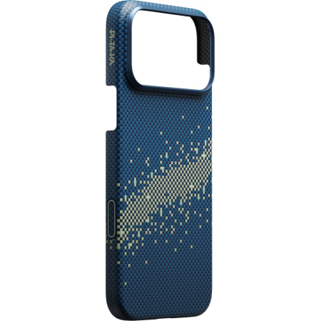 Чехол для  iPhone 17 Pro Max Pitaka Starpeak Ultra-Slim Case (Milky way galaxy) (KI1701MPM) Cиний