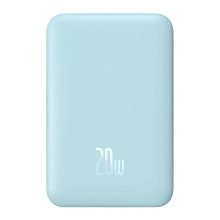 Внешний аккумулятор Baseus Magnetic Wireless Charging power bank с поддержкой беспроводной зарядки 10000mAh 20W (PPCXM10) Голубой