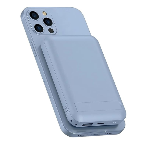 Внешний аккумулятор WiWU Power Bank Snap Cube-SC 10000mAh 22,5 Вт Blue, голубой