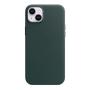 Чехол Leather Case MagSafe для Apple iPhone 14 Plus «Forest Green» Зеленый