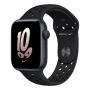 Apple Watch Nike SE (2022), 44 мм корпус из алюминия цвета «Midnight», ремешок Nike Sport Band размера S/M цвета «Black/Black» Apple Watch Nike SE (2022), 44 мм корпус из алюминия цвета «Midnight», ремешок Nike Sport Band размера S/M цвета «Black/Black»