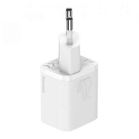Зарядное устройство USB Type-C Baseus Super Si Quick Charger 1C 20 Вт EU (CCSUP-B02), белый