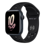 Apple Watch Nike SE (2022), 40 мм корпус из алюминия цвета «Midnight», ремешок Nike Sport Band размера M/L цвета «Black/Black» Apple Watch Nike SE (2022), 40 мм корпус из алюминия цвета «Midnight», ремешок Nike Sport Band размера M/L цвета «Black/Black»