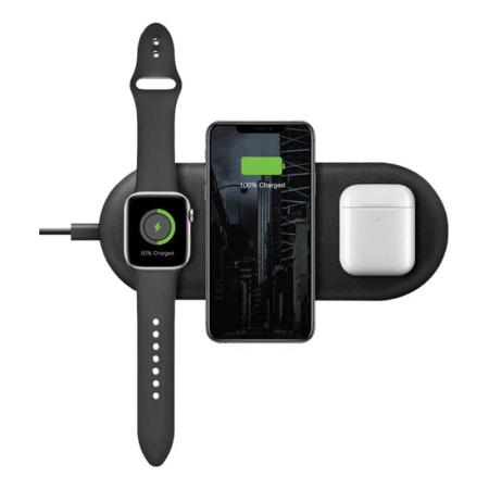 Беспроводное зарядное устройство Energea WIDISC-TRIO Black, черный