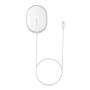 Беспроводное зарядное устройство 15w Baseus Light Magnetic Wireless Charger, Type-C кабель 1,5 м (WXQJ-02) White, белый