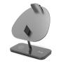 Беспроводное зарядное устройство-подставка для наушников WiWU Hubble Stand Wireless Charger 3в1 30W (M15) Gray, серый Беспроводное зарядное устройство-подставка для наушников WiWU Hubble Stand Wireless Charger 3в1 30W (M15) Gray, серый