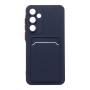 Чехол для Samsung Galaxy A55 Silicone Case с картхолдером Темно-синий Чехол для Samsung Galaxy A55 Silicone Case с картхолдером Темно-синий