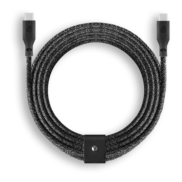 Кабель Type-C - Type-C uBear Trend 140W 2,4м Чёрный