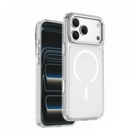 Чехол для iPhone 18 Pro/17 Pro с MagSafe KEEPHONE Magicam Прозрачный