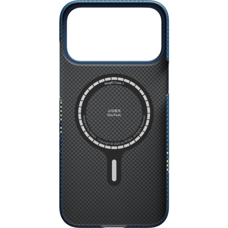 Чехол для  iPhone 17 Pro Max Pitaka Starpeak Ultra-Slim Case (Milky way galaxy) (KI1701MPM) Cиний