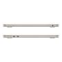Apple MacBook Air 13" (M2, 8C CPU, 10C GPU, 2020) 16/512Gb SSD (Z15Y0000LG) Starlight, «сияющая звезда»