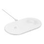 Беспроводное зарядное устройство Baseus 2в1 Smart Wireless Charger (WX2IN1-B02) White, белый