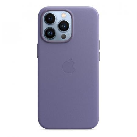 Чехол Leather Case MagSafe для Apple iPhone 13 Pro, кожа, «сиреневая глициния» Чехол Leather Case MagSafe для Apple iPhone 13 Pro, кожа, «сиреневая глициния»