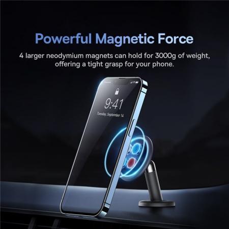 Магнитный держатель для телефона Baseus C01 (клеящийся) Air Outlet Version (BS-CM028 SUCC000002) Серый