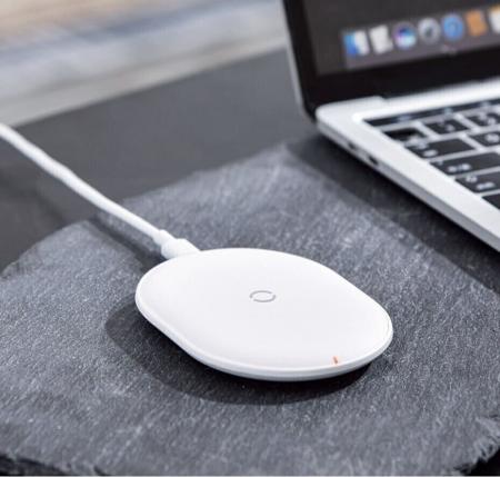 Беспроводное зарядное устройство Baseus Cobble Wireless Quick Charger 15W (WXYS-02) White, белый Беспроводное зарядное устройство Baseus Cobble Wireless Quick Charger 15W (WXYS-02) White, белый