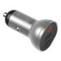 Автомобильное ЗУ 2xUSB Baseus Digital Display VCBXA-S (CCBX-0S) Серый