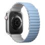 Ремешок UNIQ для Apple Watch 42/44/45/49 мм Revix reversible Magnetic (45MM-REVWHTBLU) Белый/Арктический синий