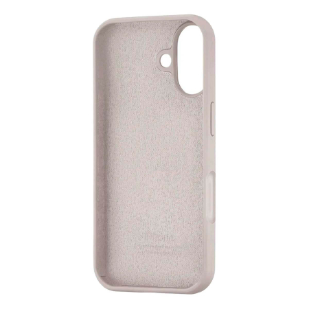 Чехол для Apple iPhone 17 Silicone Case Stone, бежевый Чехол для Apple iPhone 17 Silicone Case Stone, бежевый