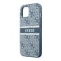Чехол Guess для iPhone 14 PU 4G Stripe printed logo Hard (GUHCP14S4GDBL) Синий Чехол Guess для iPhone 14 PU 4G Stripe printed logo Hard (GUHCP14S4GDBL) Синий