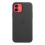 Чехол Leather Case MagSafe для Apple iPhone 12/12 Pro Black, черный Чехол Leather Case MagSafe для Apple iPhone 12/12 Pro Black, черный